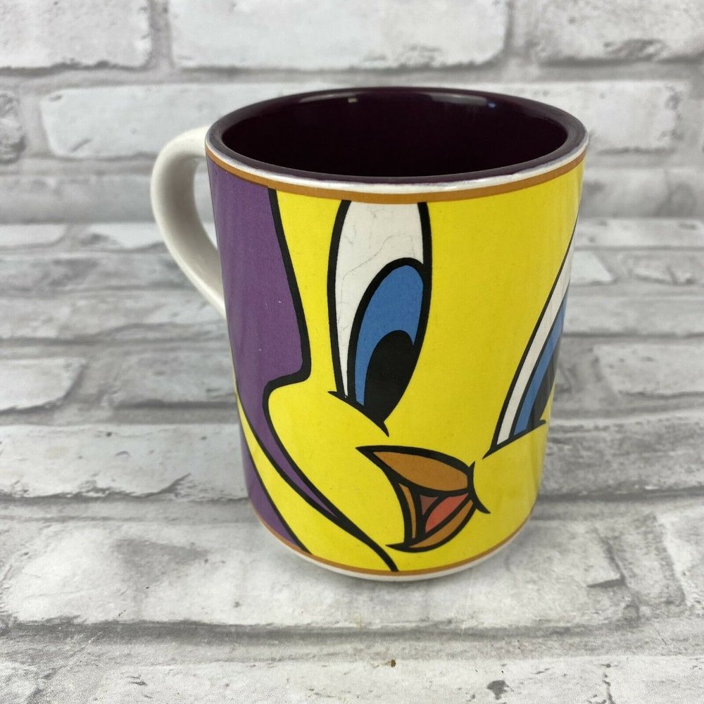 Tweety Bird Coffee Mug Vintage 1998 Looney Tunes